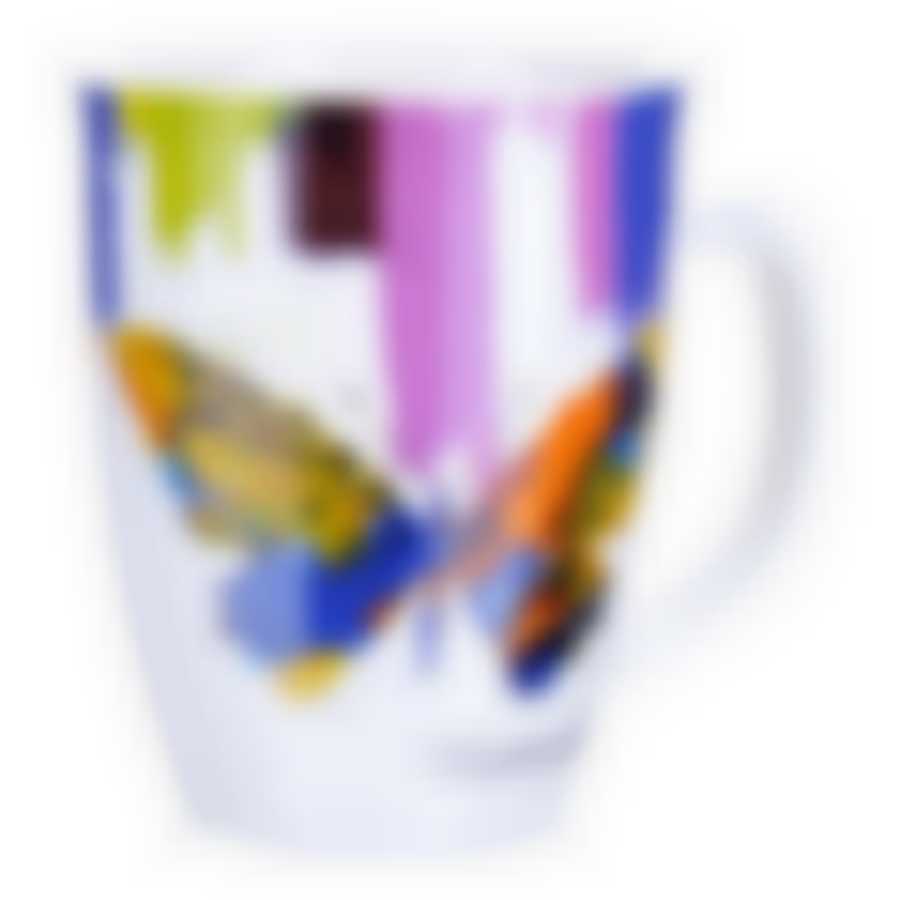 Кружка 340мл Бабочка (х48)