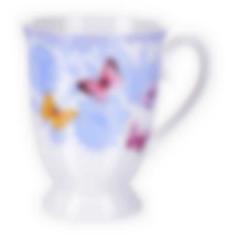 Кружка фарфоровая 330 мл Бабочка LR (х48)