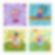 Салфетка "Милые свинки" 31*31cm 4 диз. NEW