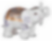 Фигурка-слон белый"ЦЕЛОМУДРИЕ" высота=41 см.