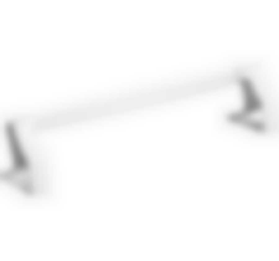 Рейлинг навесной 30 см Белый