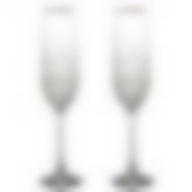 Набор бокалов для шампанского из 2 шт."СНЕЖИНКИ" 190 мл.