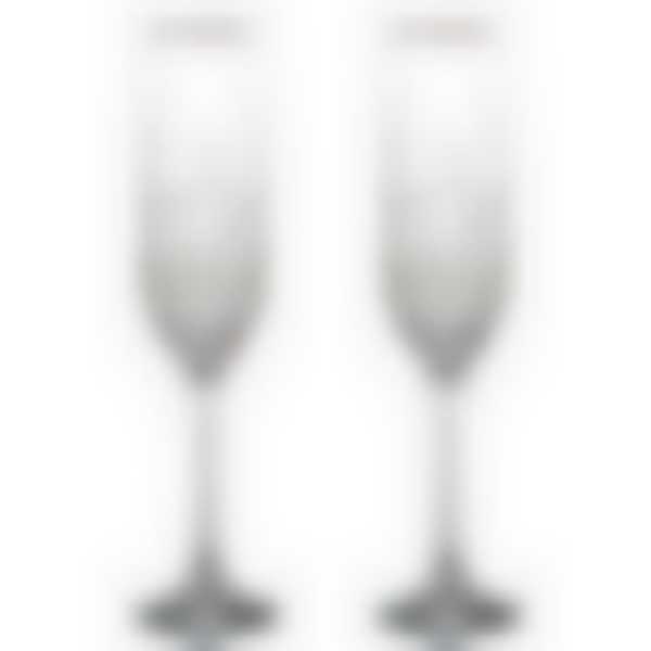 Набор бокалов для шампанского из 2 шт."СНЕЖИНКИ" 190 мл.