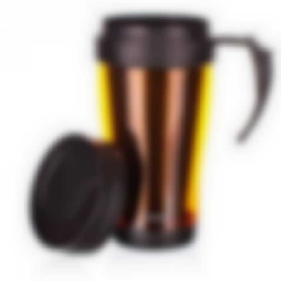 Термо-кружка 400 мл Slim Оранжевый