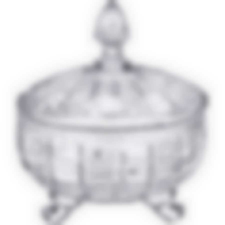 Конфетница с крышкой "MUZA CRYSTAL" диаметр=17 см. высота=21 см.
