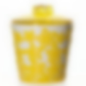 Банка с крышкой "Виктория", объем 1 л, диаметр 125 мм, высота 145 мм (желтые цветы на белом фоне)