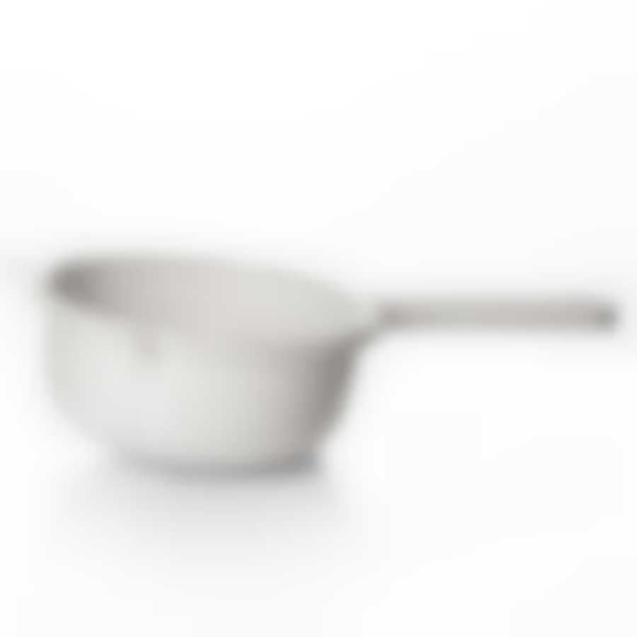 Дуршлаг с ручкой, диаметр 20 см (цвет мраморный)