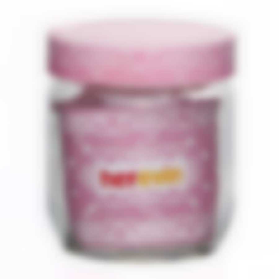 Банка 425 мл гладкая,розовая