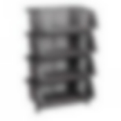 Этажерка для хранения "Эконом" 4-х секц. (цвет в ассортименте)