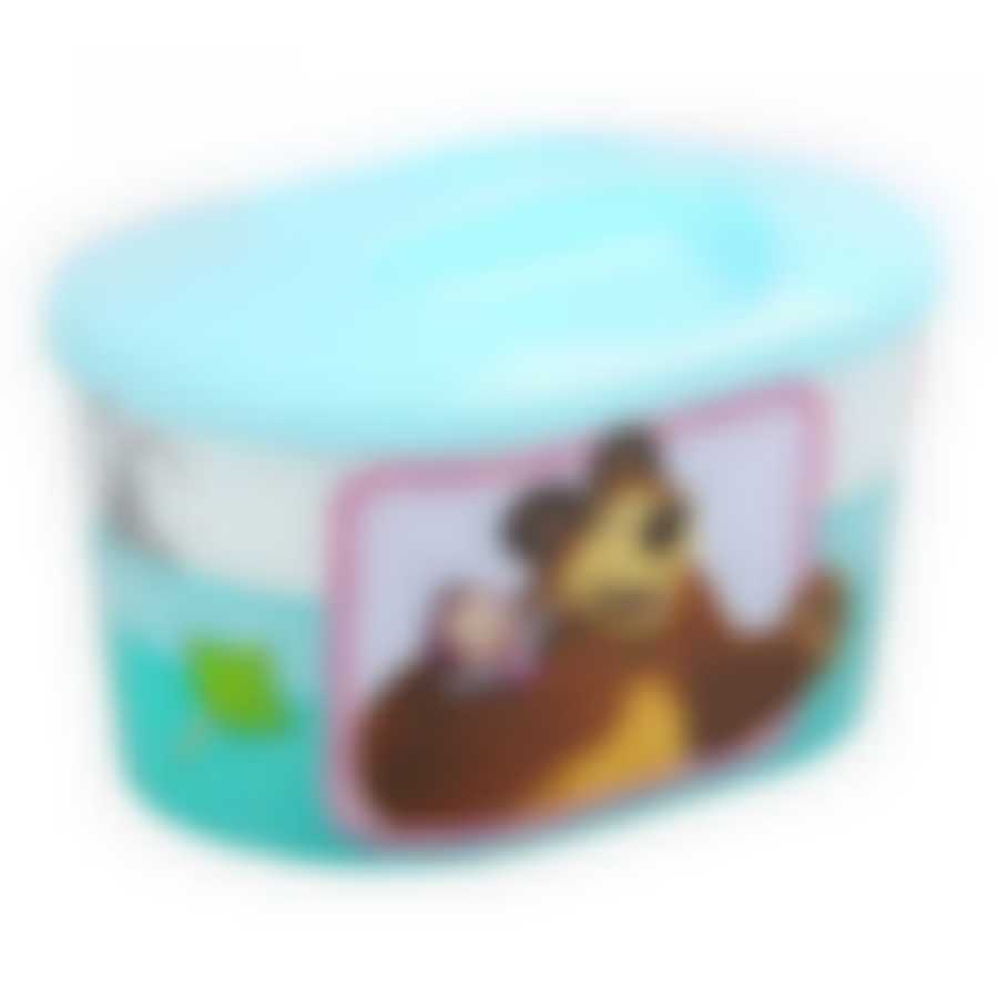 Шкатулка игрушечная Маша и Медведь овальная (цвет в ассортименте)