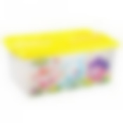 Контейнер Смешарики 40л с крышкой (цвет в ассортименте)