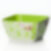 Салатник без крышки Дольче Вита, 0,5 л, 117*117 мм (зелено-белый)