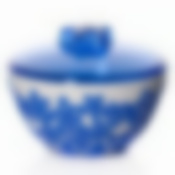 Сахарница с крышкой Виктория 0,5 л, высота 100 мм диаметр 125 мм (синяя)