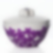 Сахарница с крышкой Виктория 0,5 л, в 100 мм д125 мм (фиолетовая)