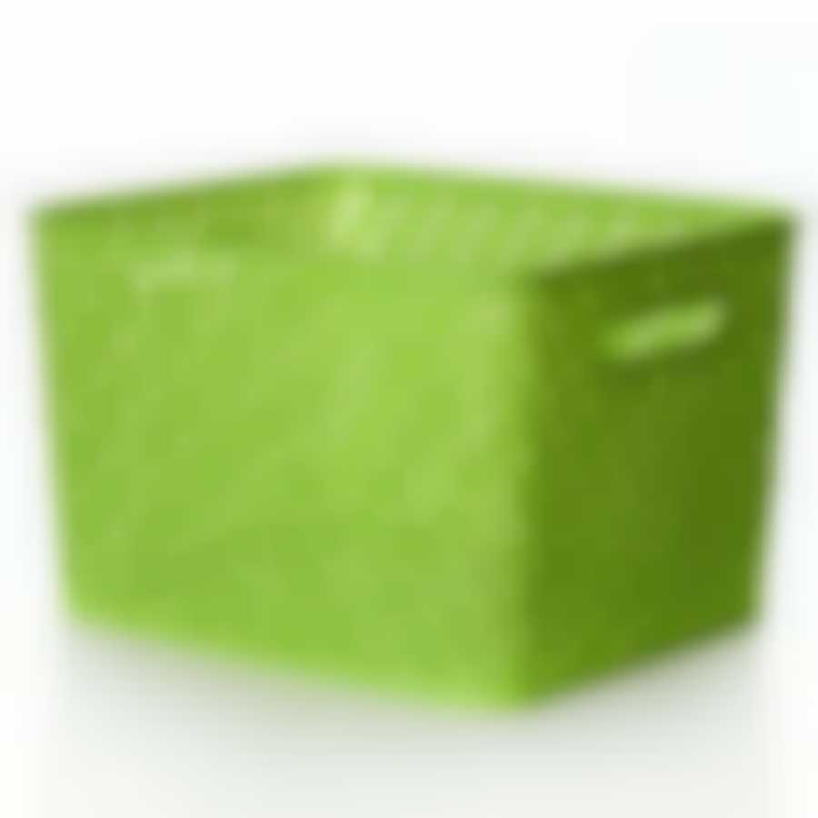 Корзина Плетенка 350*290*225 мм (салатовая)