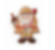 Блюдо House & Holder "Дед Мороз", 21 см х 14,5 см х 3 см