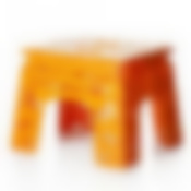 Табурет складной детский "Алфавит", 230*260*200 мм (цвет оранжевый)