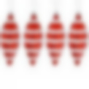 Набор новогодних подвесных украшений House & Holder "Сосульки", 4 шт