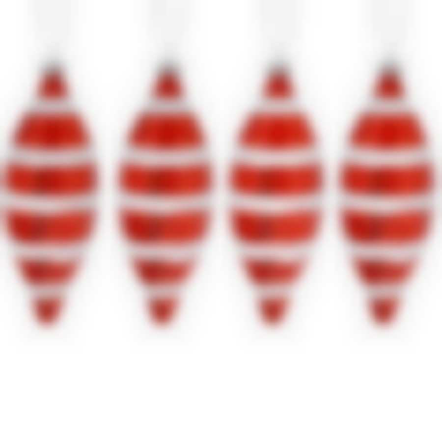 Набор новогодних подвесных украшений House & Holder "Сосульки", 4 шт