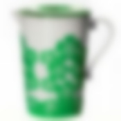 Кувшин с крышкой "Камелия", объем 2,2 л, высота 205 мм, диаметр 135 мм (зелёный)