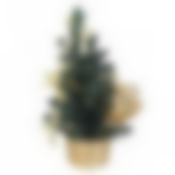 Ель новогодняя (с украшением) h=20см. (упаковочный пакет)