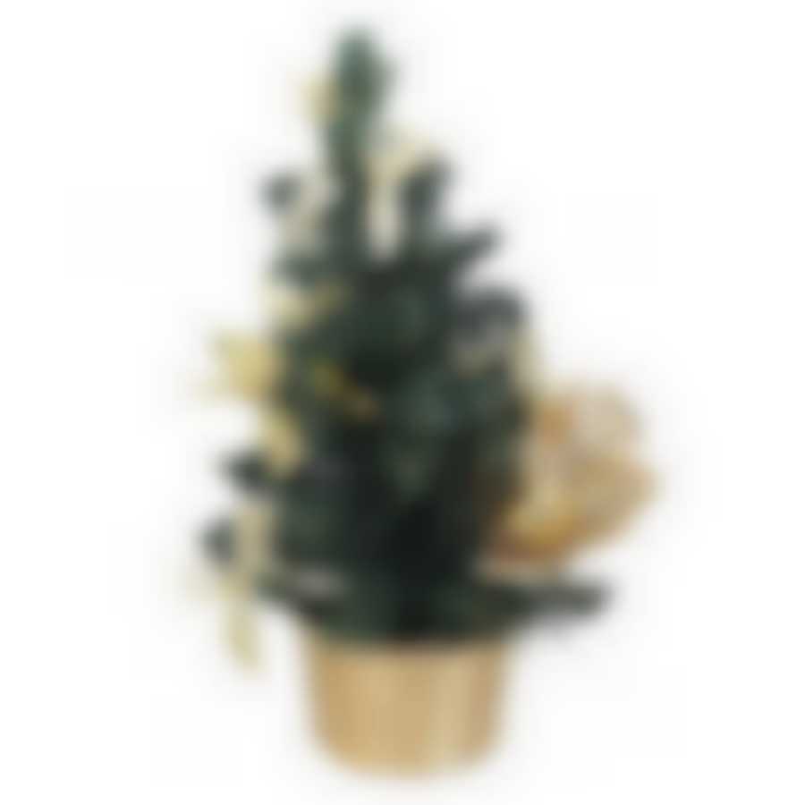 Ель новогодняя (с украшением) h=20см. (упаковочный пакет)