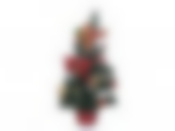 Ель новогодняя (с украшением) h=30см. (упаковочный пакет)