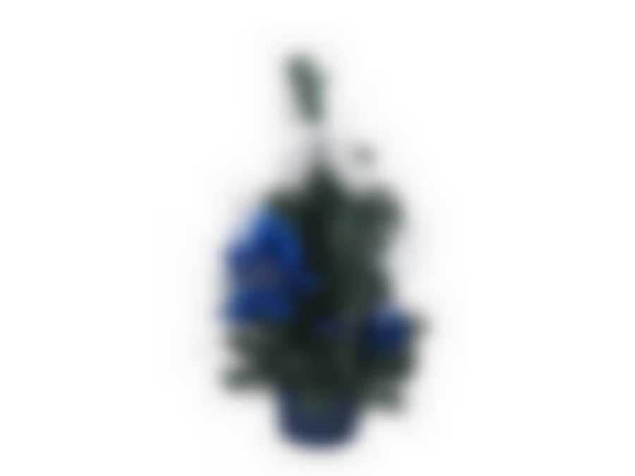 Ель новогодняя (с украшением) h=30см. (упаковочный пакет)