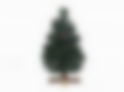 Ель новогодняя (с украшением) h=30см. (упаковочный пакет)