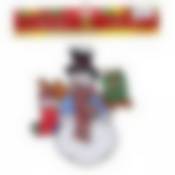 Украшение новогоднее "Снеговик" 26*30см. (4вида)