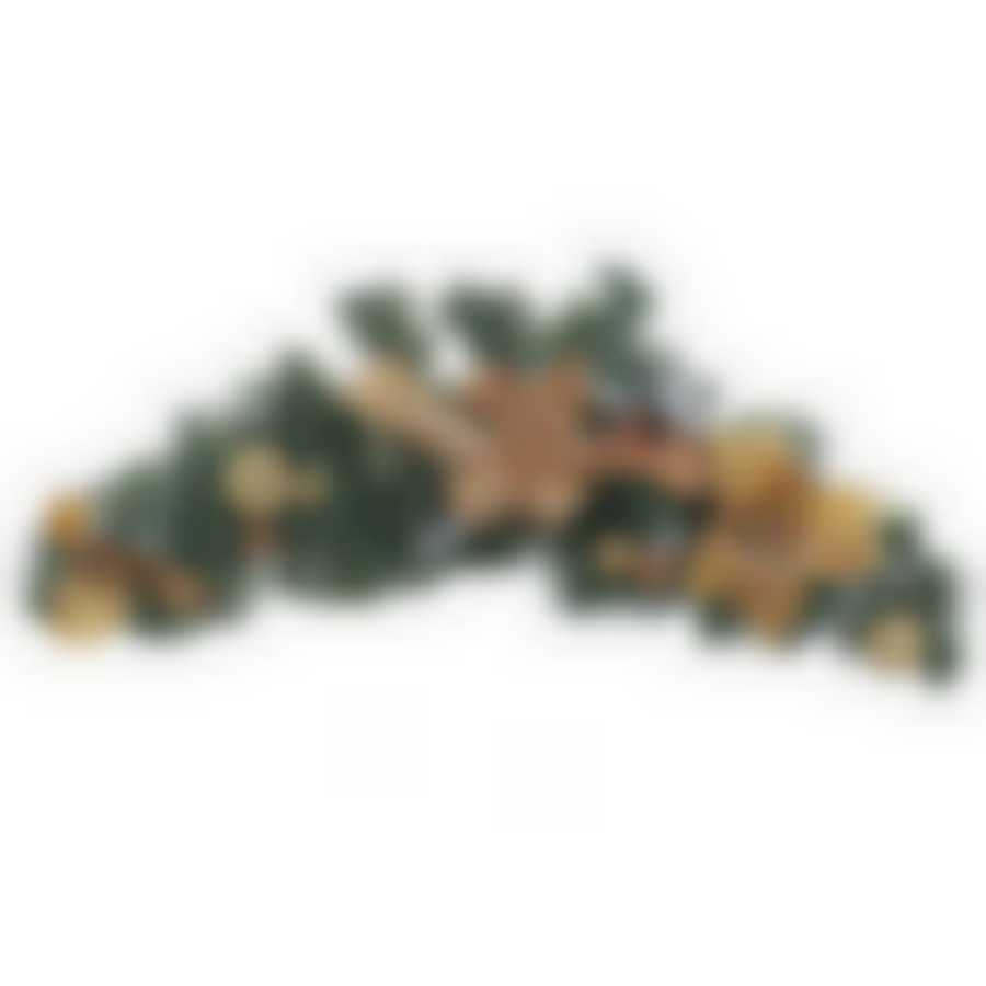 Украшение новогоднее "Новогодняя ветка" l=45см. (упаковочный пакет)