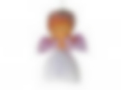 Украшение новогоднее (подвесное) "Ангел" 8*7*15см. (упаковочный пакет с хедером )