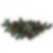 Украшение новогоднее (подвесное) "Еловая ветка" 24*60*10,5см