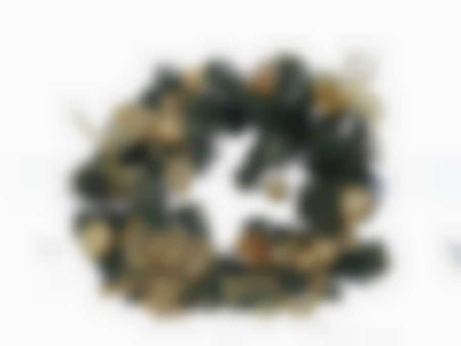 Украшение новогоднее "Новогодний венок" d=40см. (упаковочный пакет)