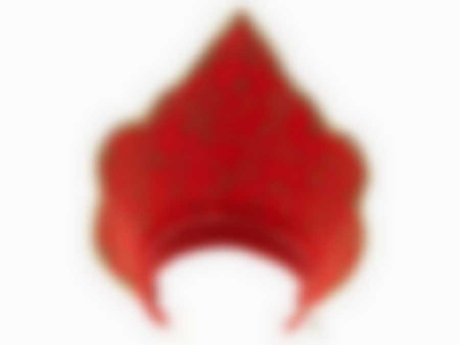 Изделие для карнавалов "Кокошник" 33*0,5*21см. (полиэстер) (упаковочный пакет)