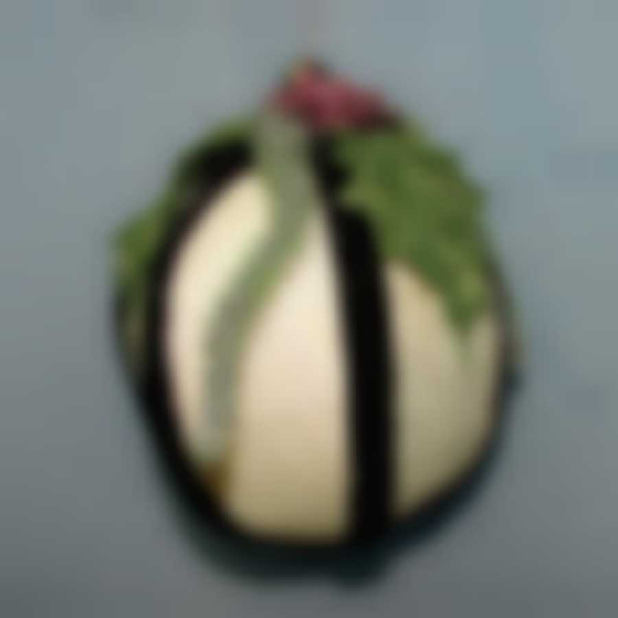 Украшение новогоднее (подвесное) "Шар/Карнавал" d=9,5см.