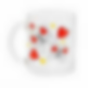 Кружка ЧАЙНАЯ БАБОЧКИ С СЕРДЕЧКАМИ 320мл