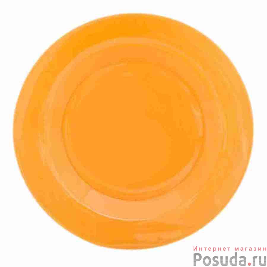 Тарелка столовая мелкая Luminarc Ambiante Orange, D=25 см