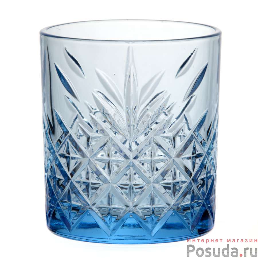 Набор стаканов TIMELESS 4 шт. с бирюзовым дном 345 мм