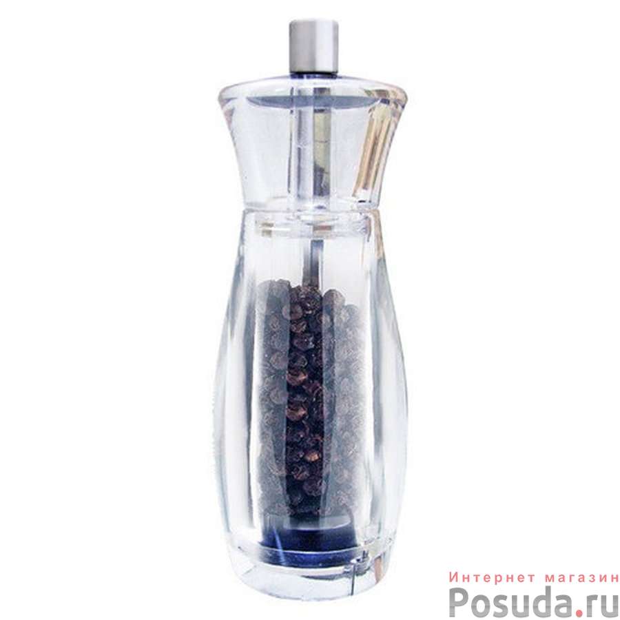 Мельница для специй Kamille Ø4.5*14см (акрил, керамический механизм)