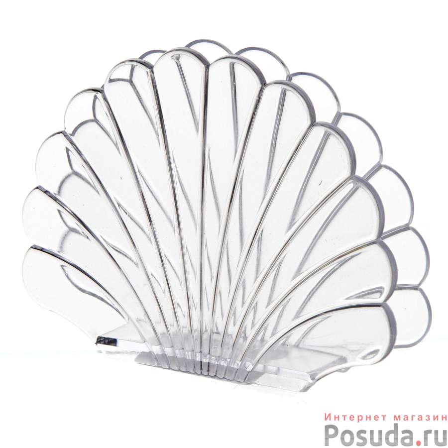 Салфетница "Ракушка" прозрачная