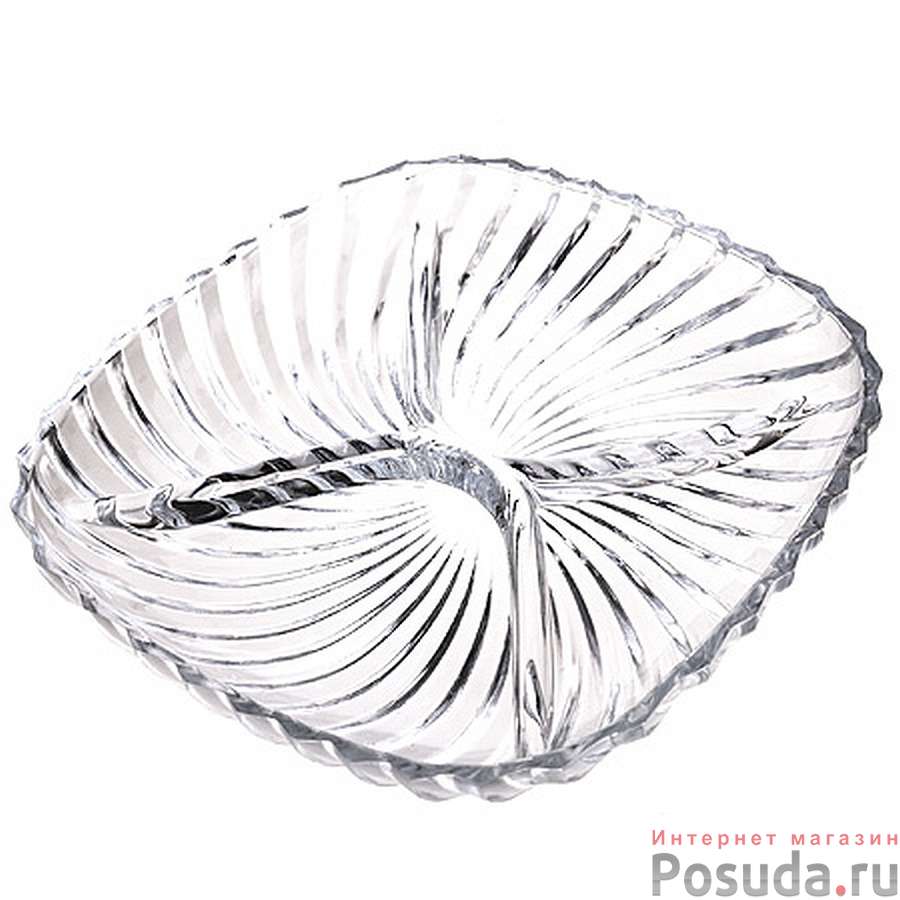 Менажница 24 см стекло