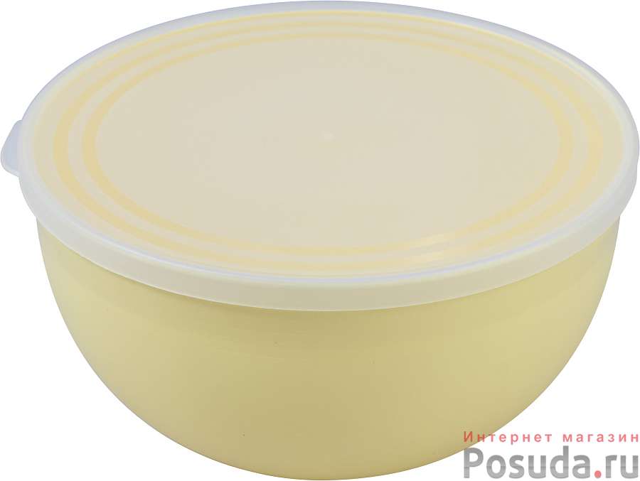 LINE МИСКА С КРЫШКОЙ 0,6л (цвет в ассортименте)