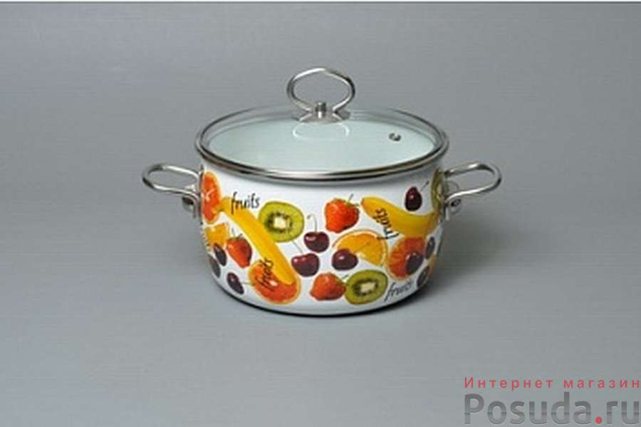 Кастрюля 3,0л сферическая Fruits Vitross
