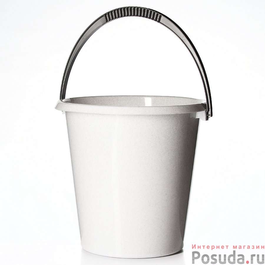 Ведро хозяйственное, объем 11 л (цвет "мраморный")