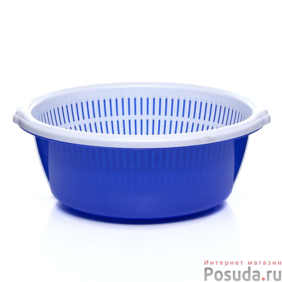 Набор дуршлаг и миска 7 л (цвет в ассортименте)