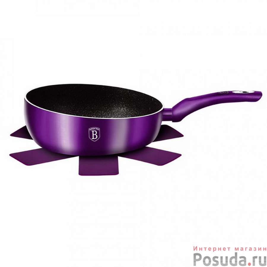 Royal purple Metallic Line Флип сковорода 26 см
