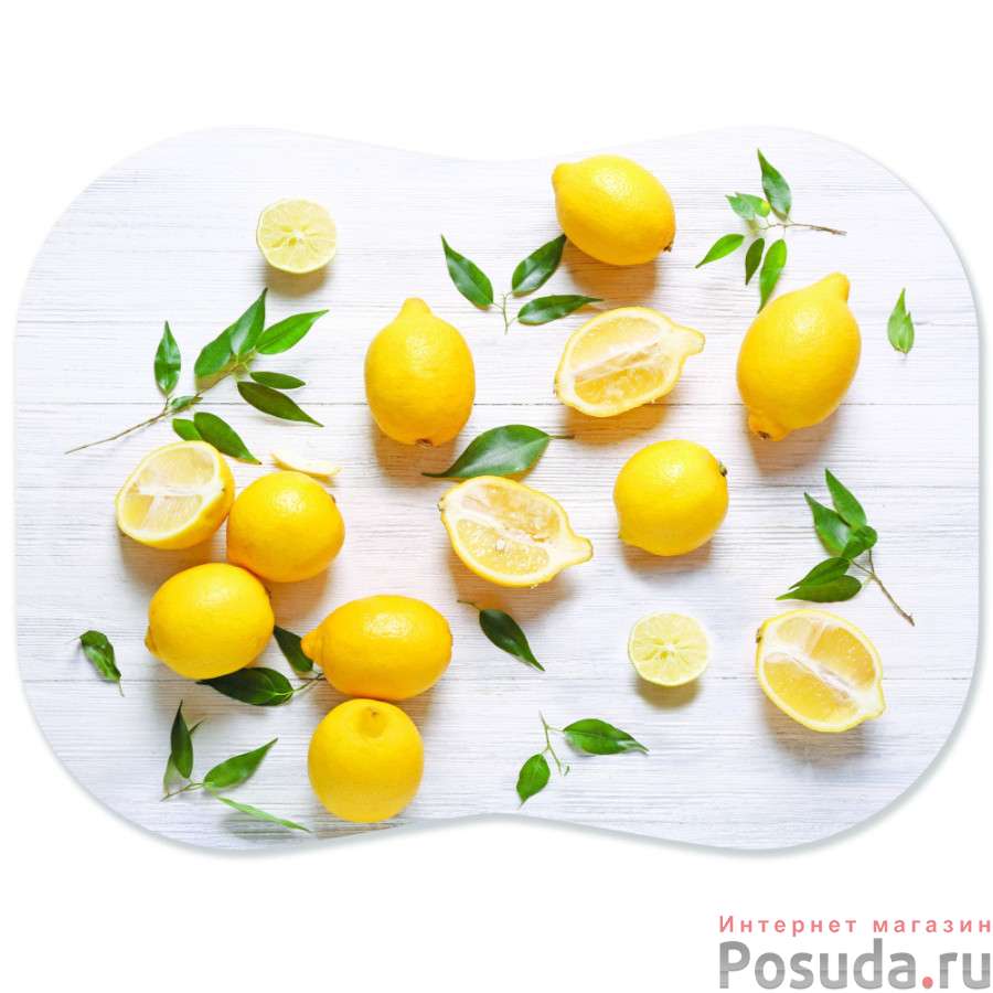 Разделочный мат ПП 30х40 см Лимоны