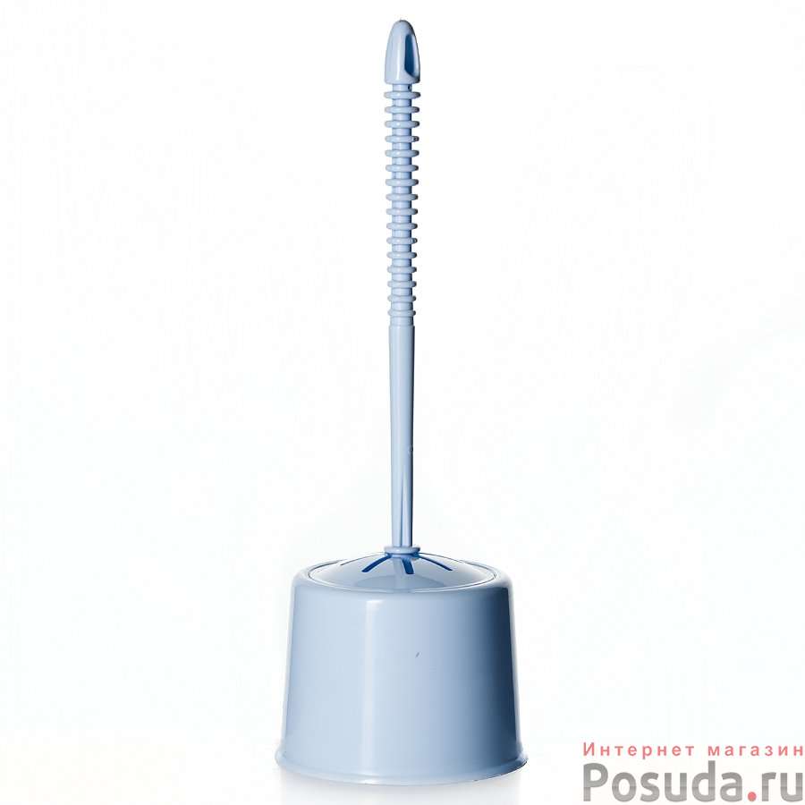 Комплект для туалета с крышкой "Классик" (голубой)