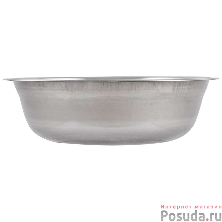 Миска Bowl-23, объем 1,7 л, с расширенными краями, из нерж стали, зеркальная полировка, диа 23 см